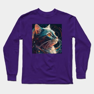 Anime Cat Long Sleeve T-Shirt